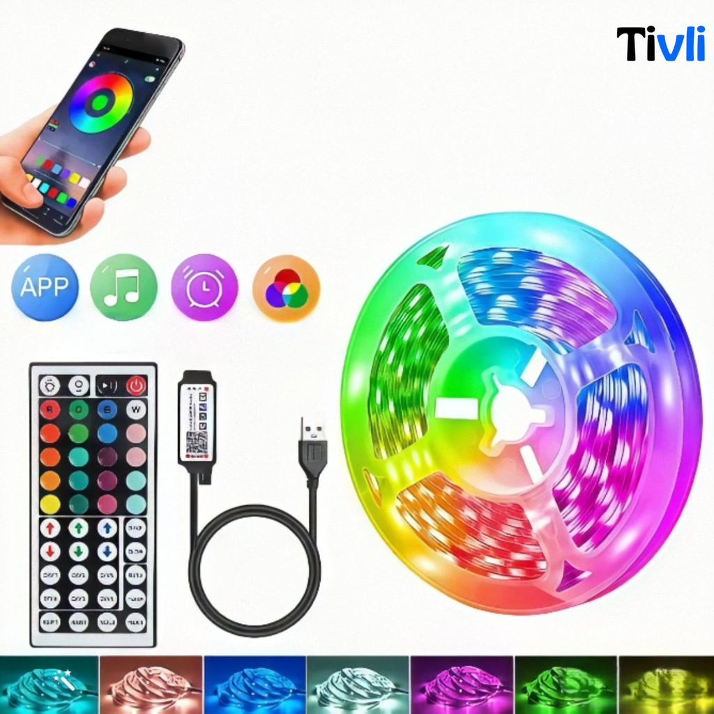 GlowStrip RGB – 44 Keys + Bluetooth App Control