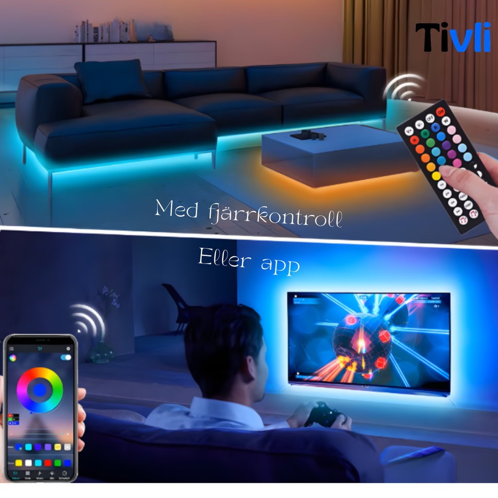 GlowStrip RGB – 44 Keys + Bluetooth App Control